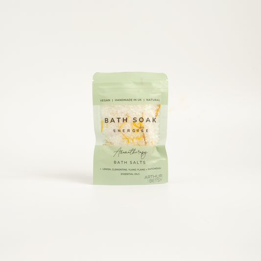 Aromatherapy bath salts - Energise - 70g